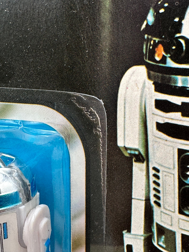 1977 Kenner Star Wars Artoo-Detoo R2-D2 12 Back-C vintage sealed action figure on original card with bright blue character artwork