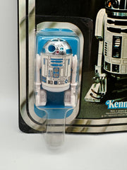 1977 Kenner Star Wars Artoo-Detoo R2-D2 12 Back-C vintage sealed action figure on original card with bright blue character artwork