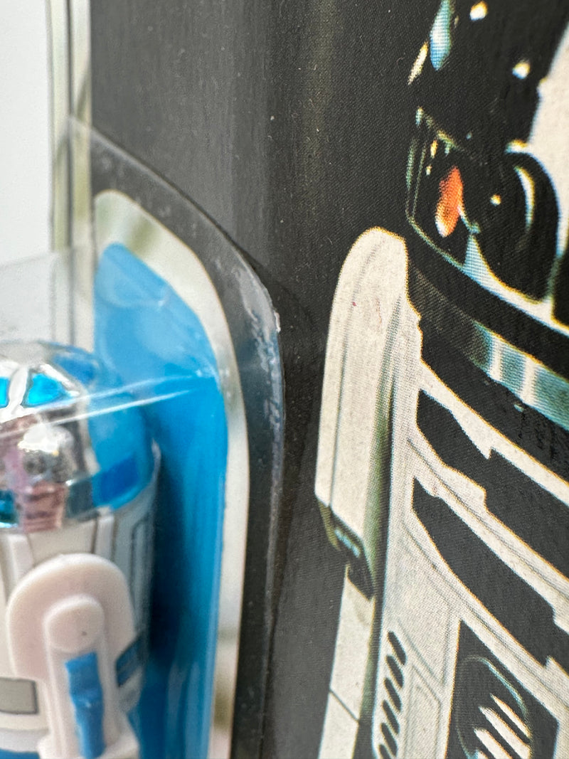 1977 Kenner Star Wars Artoo-Detoo R2-D2 12 Back-C vintage sealed action figure on original card with bright blue character artwork