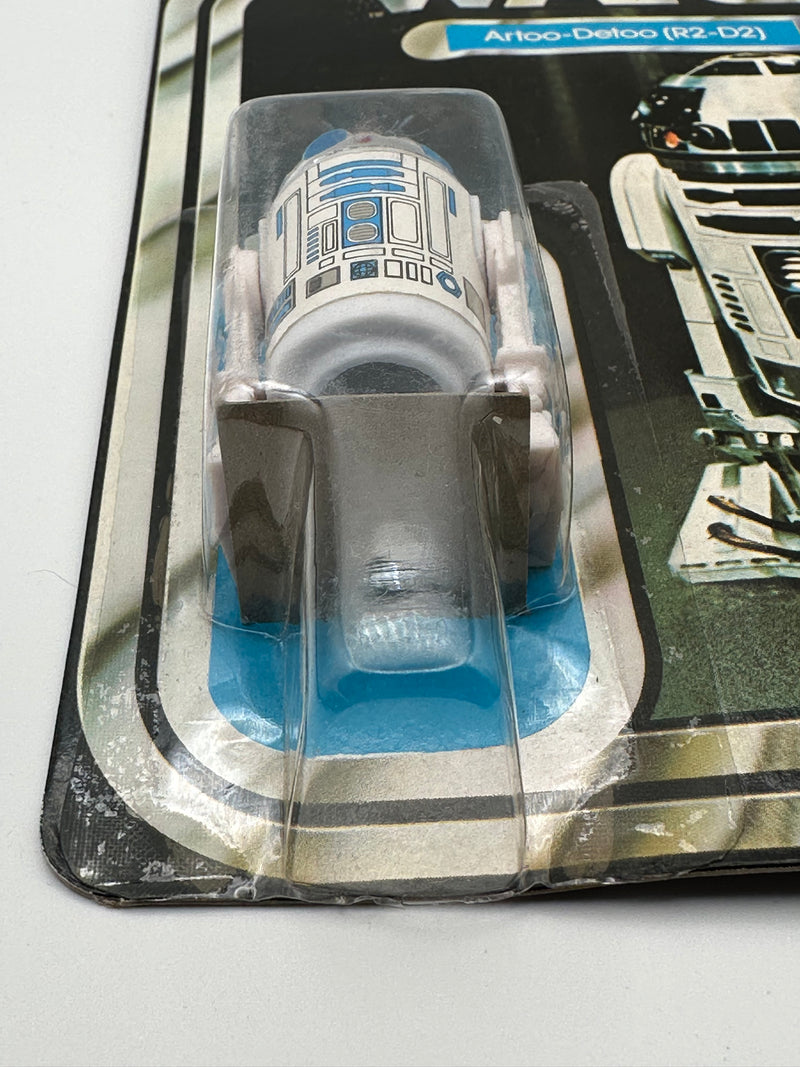 1977 Kenner Star Wars Artoo-Detoo R2-D2 12 Back-C vintage sealed action figure on original card with bright blue character artwork