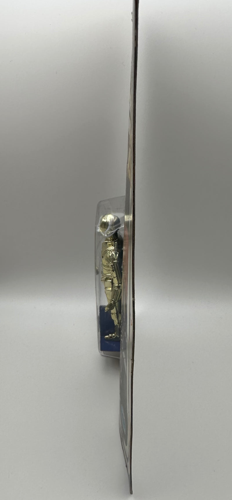 1977 Kenner Star Wars See-Threepio C-3PO 12 Back-C vintage sealed action figure on original card with bright gold figure and early Star Wars cardback