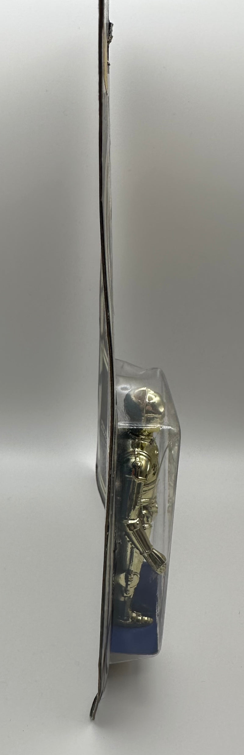 1977 Kenner Star Wars See-Threepio C-3PO 12 Back-C vintage sealed action figure on original card with bright gold figure and early Star Wars cardback