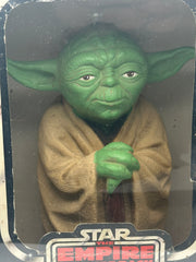 Vintage 1980 Kenner Star Wars The Empire Strikes Back Yoda Hand Puppet complete in original box with ESB packaging and display case