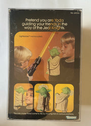 Vintage 1980 Kenner Star Wars The Empire Strikes Back Yoda Hand Puppet complete in original box with ESB packaging and display case
