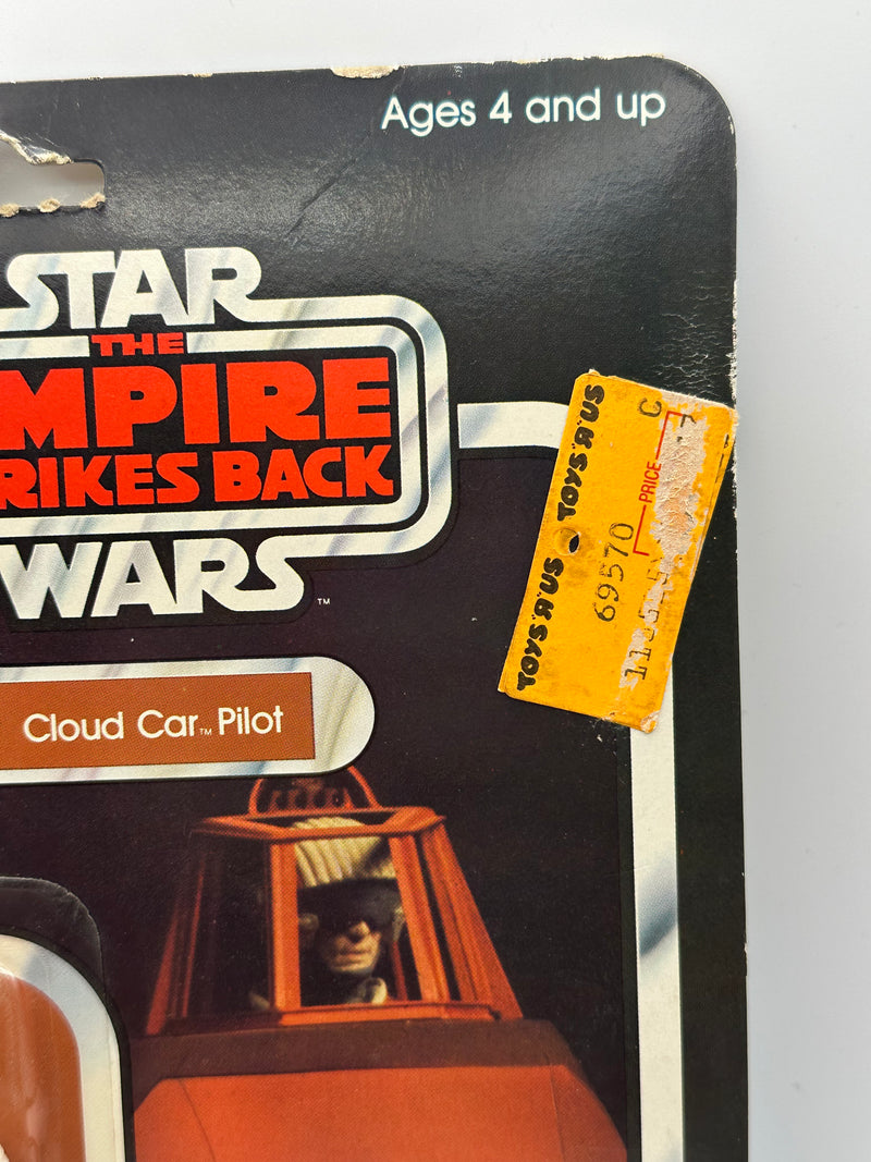 1980 Kenner Star Wars Cloud Car Pilot 48 back MOC with Revenge of the Jedi offer on card front