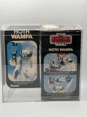 Vintage 1981 Kenner Star Wars Empire Strikes Back Hoth Wampa figure with original box and proof-of-purchase seal