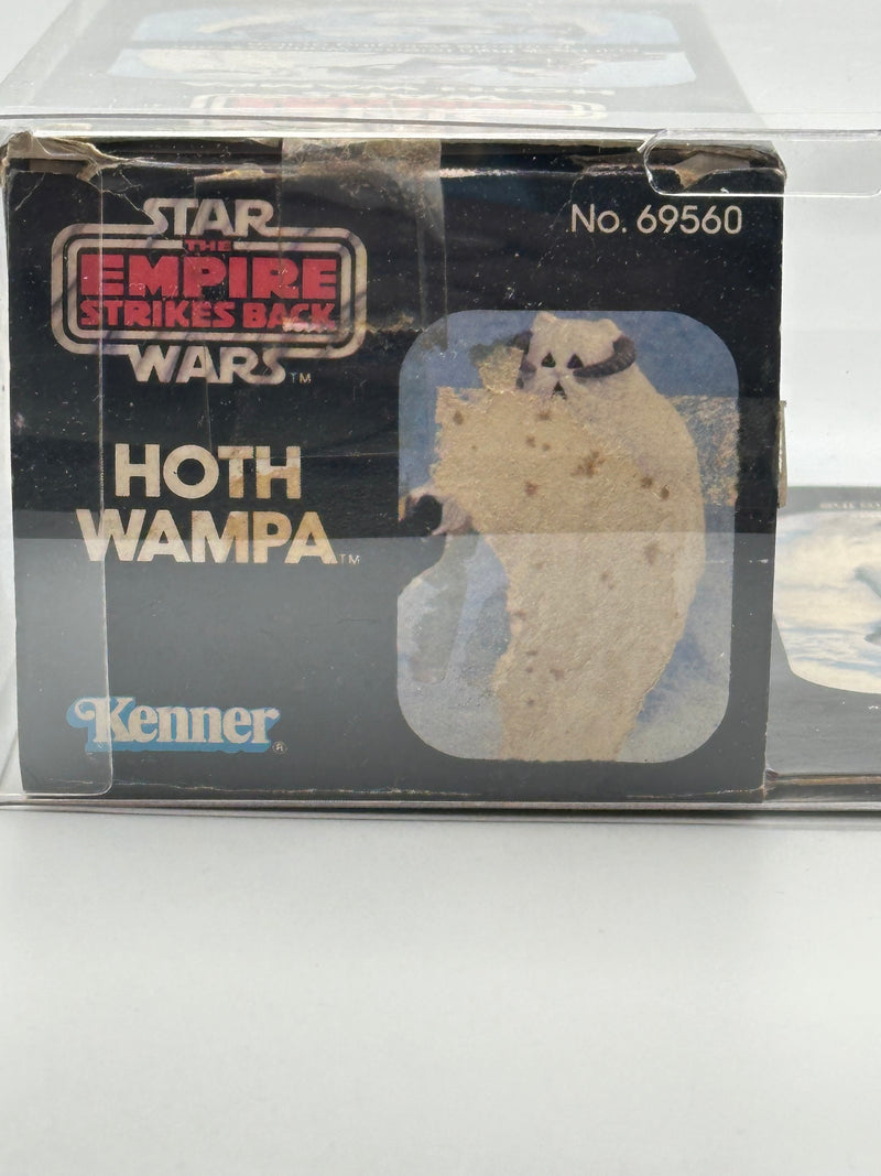 Vintage 1981 Kenner Star Wars Empire Strikes Back Hoth Wampa figure with original box and proof-of-purchase seal