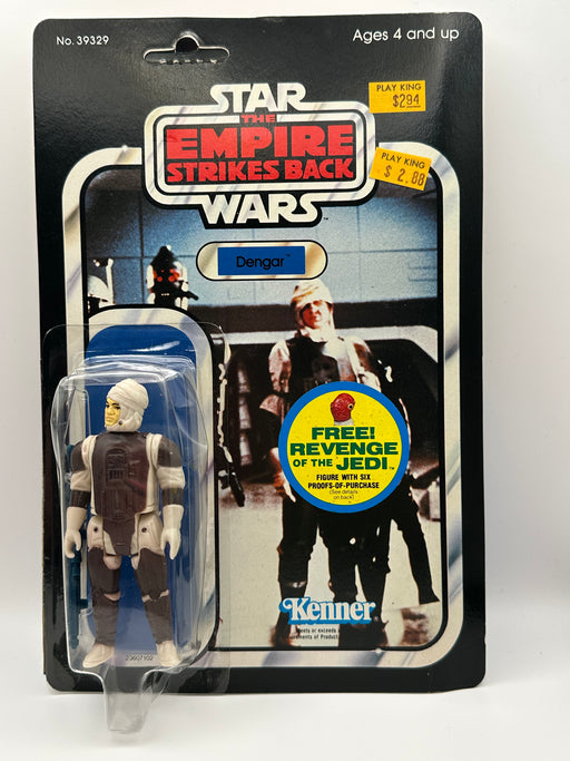 1982 Kenner Star Wars Dengar 48 back MOC Revenge of the Jedi offer vintage action figure sealed on card with clear bubble