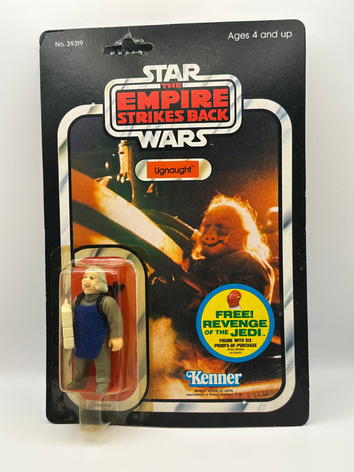 1982 Kenner Star Wars Ugnaught 48 back MOC Revenge of the Jedi offer vintage action figure sealed on card