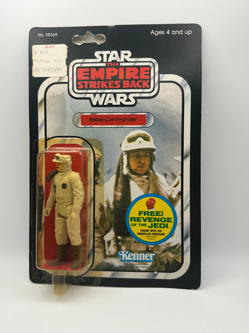 1982 Kenner Star Wars Rebel Commander 48 Back MOC front view with Revenge of the Jedi offer sticker
