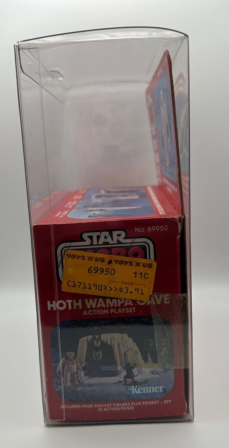 Vintage 1982 Kenner Star Wars Micro Collection Hoth Wampa Cave Action Playset complete in original box with Toys R Us price sticker