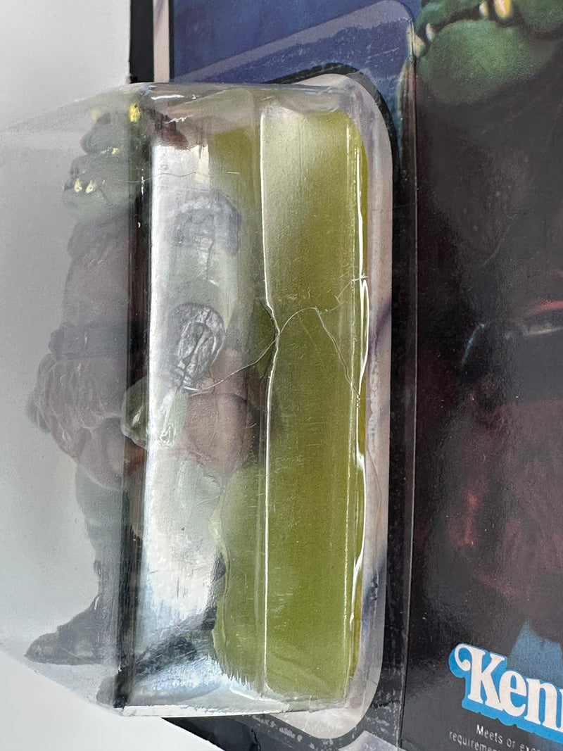 1983 Kenner Star Wars Gamorrean Guard 65 back MOC with clear bubble vintage figure