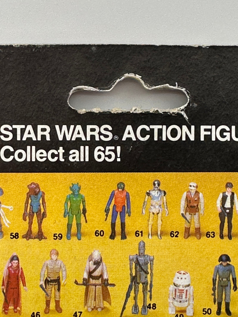 1983 Kenner Star Wars Klaatu 65 back Palitoy UK card mint on card with Nien Nunb offer