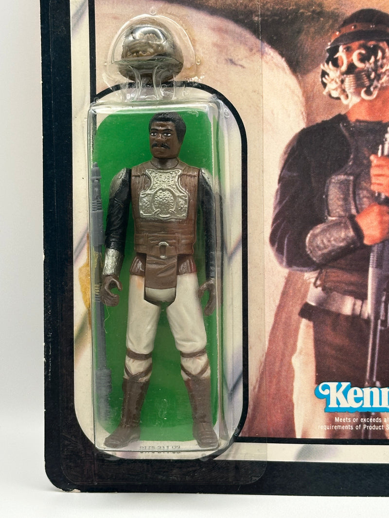 1983 Kenner Star Wars ROTJ Lando Skiff Guard 65 Back MOC action figure