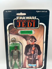 1983 Kenner Star Wars ROTJ Lando Skiff Guard 65 Back MOC action figure