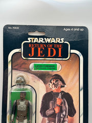 1983 Kenner Star Wars ROTJ Lando Skiff Guard 65 Back MOC action figure