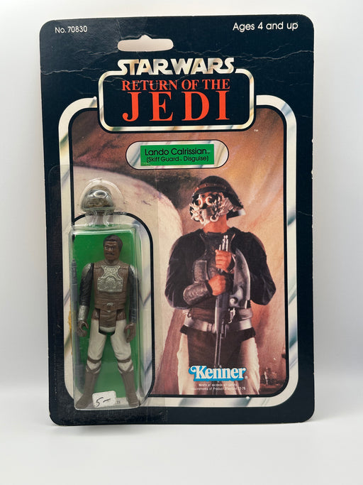 1983 Kenner Star Wars ROTJ Lando Skiff Guard 65 Back MOC action figure