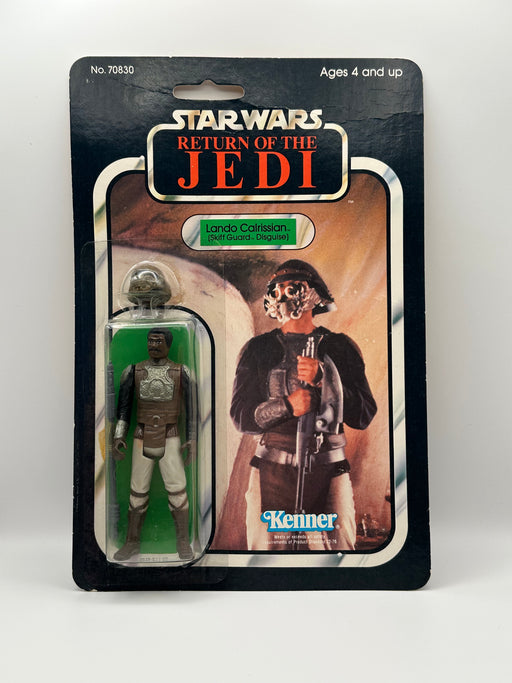 1983 Kenner Star Wars ROTJ Lando Skiff Guard 65 Back MOC action figure