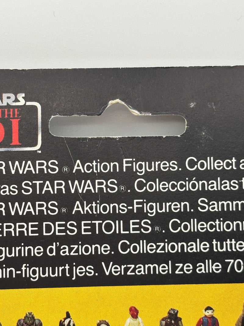1983 Kenner Star Wars Teebo tri logo MOC sealed vintage action figure Return of the Jedi Ewok