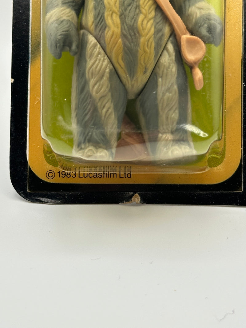 1983 Kenner Star Wars Teebo tri logo MOC sealed vintage action figure Return of the Jedi Ewok