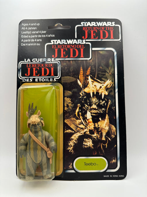 1983 Kenner Star Wars Teebo tri logo MOC sealed vintage action figure Return of the Jedi Ewok