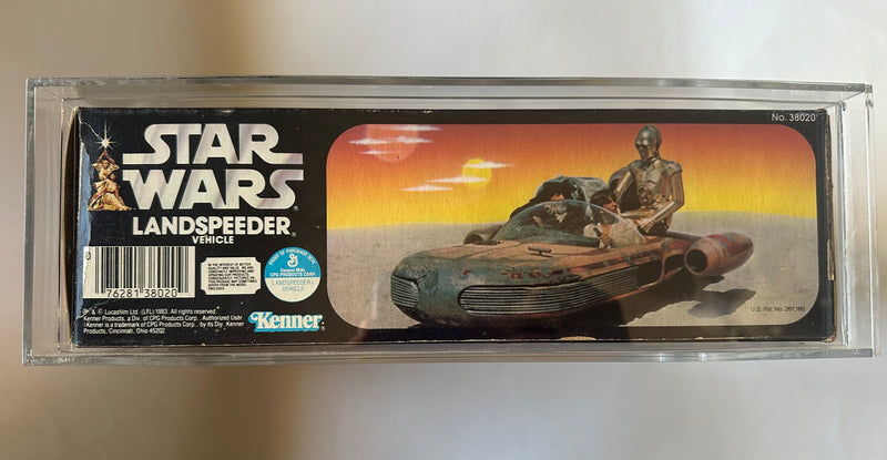 1983 Kenner Star Wars Collector Series Landspeeder complete with original box and Canadian BiWay price sticker