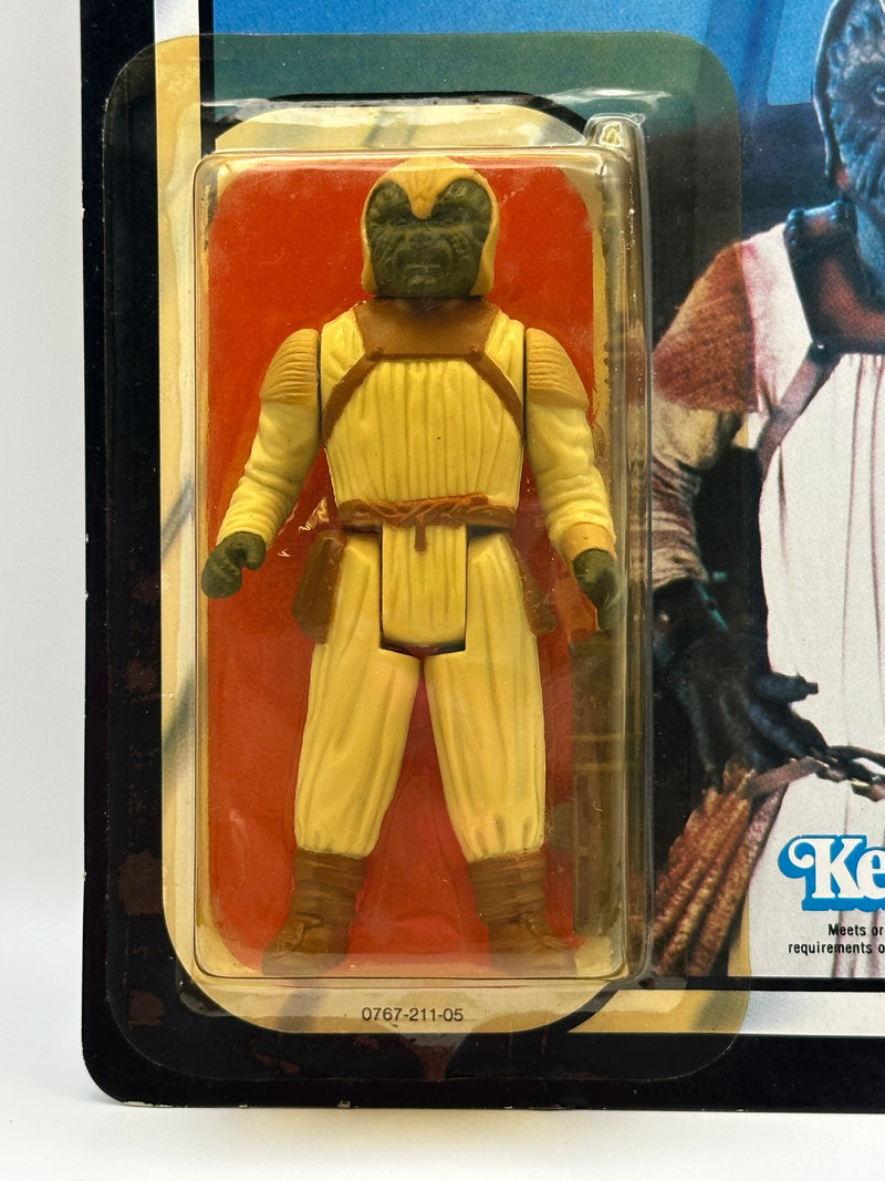1983 Kenner Star Wars Klaatu Skiff Guard 77 back MOC unpunched front view