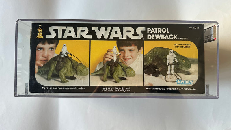 1983 Kenner Star Wars Collector Series Patrol Dewback AFA 85 NM+ graded vintage toy