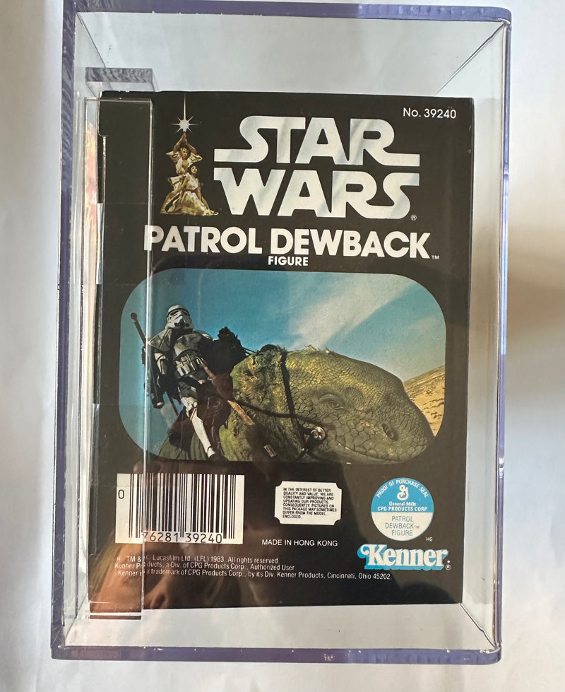 1983 Kenner Star Wars Collector Series Patrol Dewback AFA 85 NM+ graded vintage toy