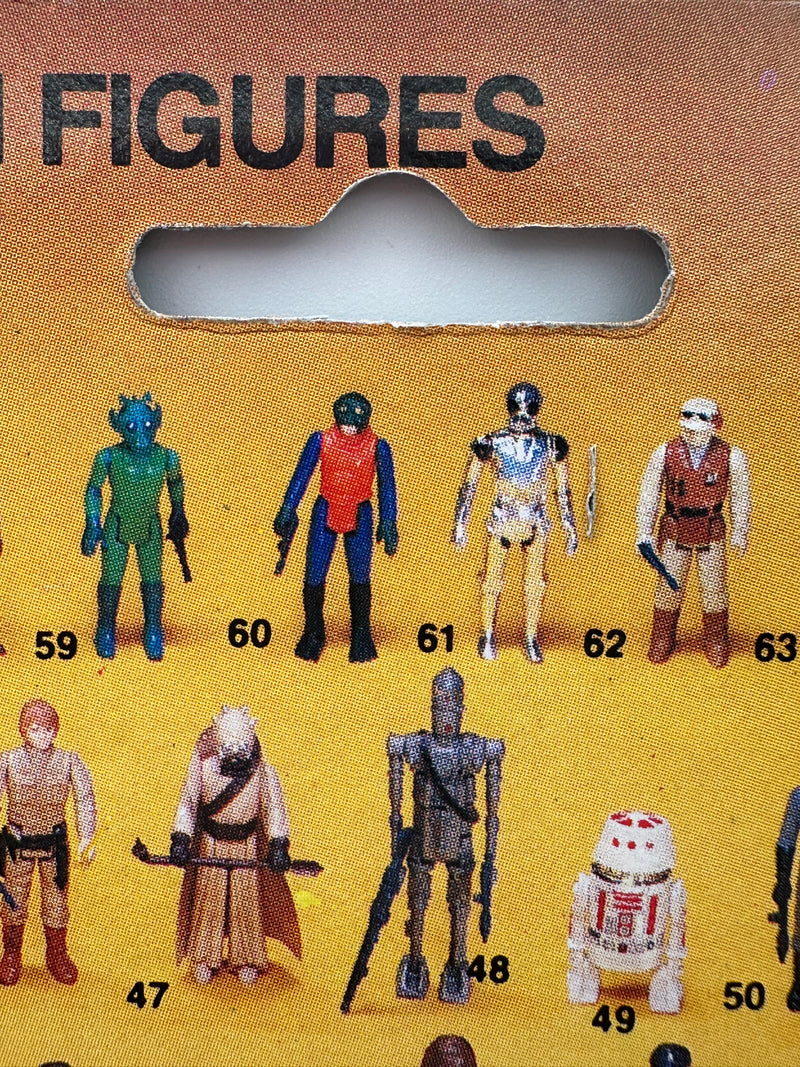 1983 Kenner Star Wars Bib Fortuna ROTJ 65 Back MOC sealed vintage action figure with yellow bubble and clean punch