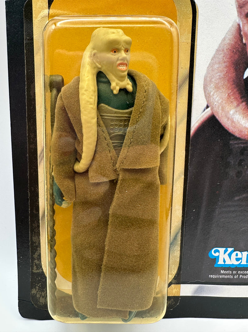 1983 Kenner Star Wars Bib Fortuna ROTJ 65 Back MOC sealed vintage action figure with yellow bubble and clean punch