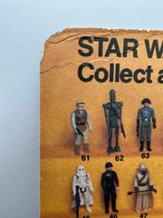 1983 Kenner Star Wars Return of the Jedi Squid Head 77 Back sealed action figure on original card