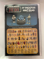 1983 Kenner Star Wars Return of the Jedi Sy Snootles and the Rebo Band Action Figure Set unpunched boxed collectible with original figures and accessories