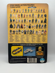 1983 Kenner Star Wars Ree-Yees 65 Back vintage sealed action figure on original Return of the Jedi card