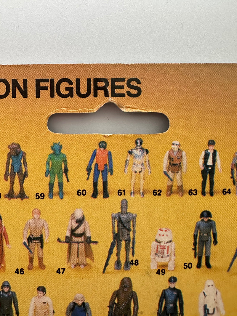 1983 Kenner Star Wars Ree-Yees 65 Back vintage sealed action figure on original Return of the Jedi card