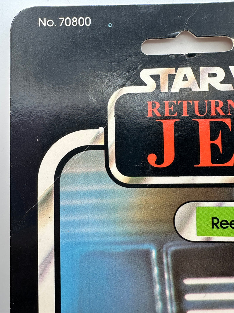 1983 Kenner Star Wars Ree-Yees 65 Back vintage sealed action figure on original Return of the Jedi card