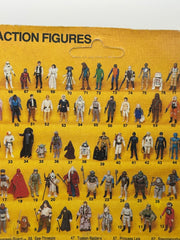 1983 Kenner Star Wars Weequay ROTJ 77 back MOC unpunched front view
Weequay ROTJ Kenner vintage figure yellow bubble close-up
Unpunched hang tab detail Weequay 77 back card
Side profile bubble dent Weequay ROTJ figure
Angled view Kenner Star Wars Weequay MOC carded figure
Collect All 77 back detail Weequay ROTJ Kenner card
