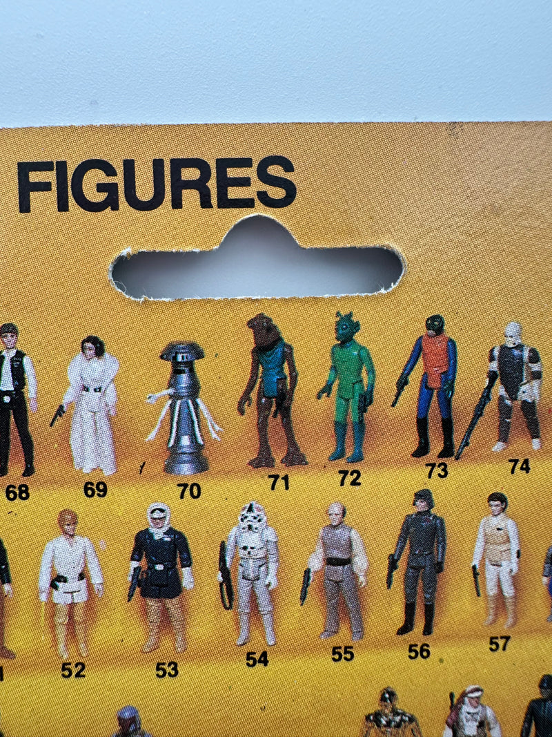 1983 Kenner Teebo Return of the Jedi 77 Back factory sealed action figure with Toys R Us price sticker and amber bubble