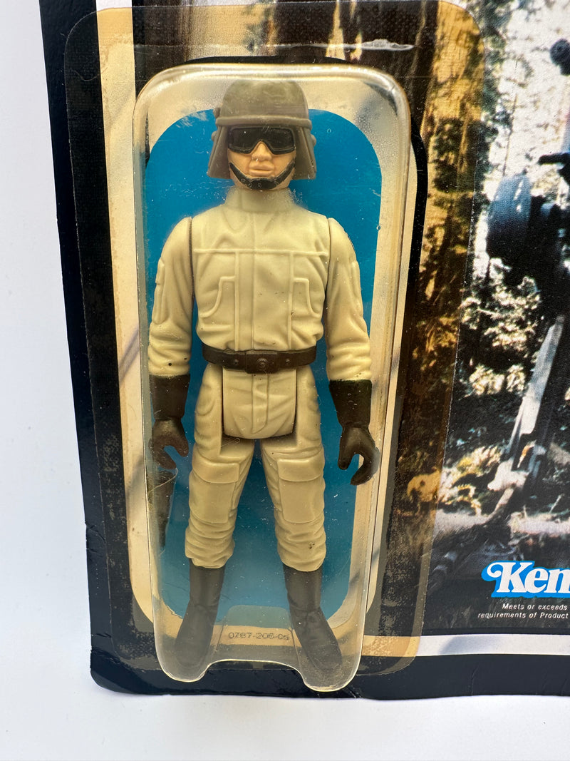 1983 Kenner Star Wars Return of the Jedi AT-ST Driver 77 Back factory sealed MOC action figure with original Toys R Us price sticker