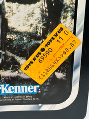 1983 Kenner Star Wars Return of the Jedi AT-ST Driver 77 Back factory sealed MOC action figure with original Toys R Us price sticker