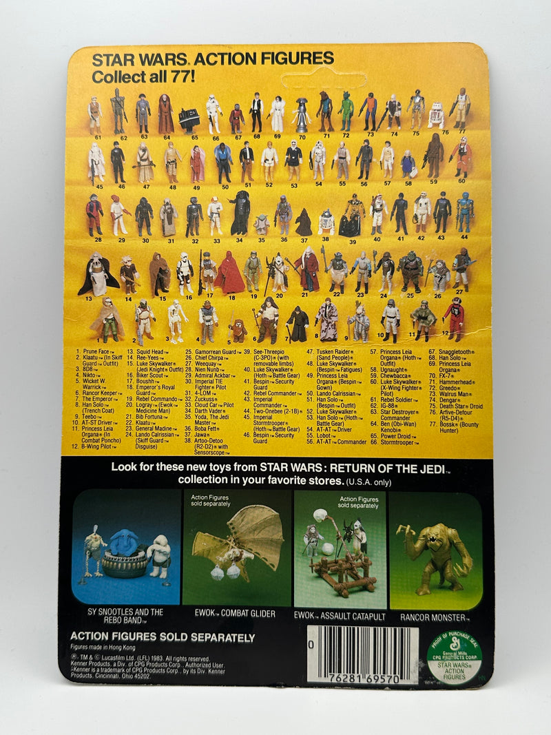 Vintage Kenner Star Wars Nikto ROTJ 77 Back Unpunched MOC Figure 1983