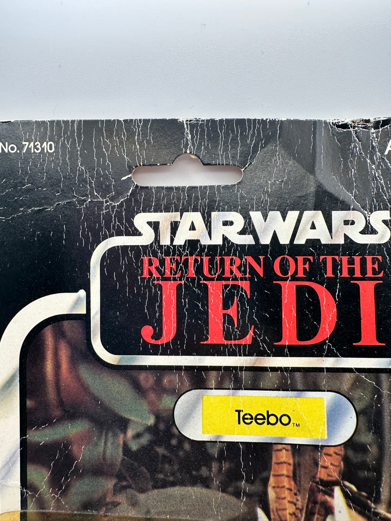 1983 Kenner Star Wars Return of the Jedi Teebo 77 Back factory sealed carded figure