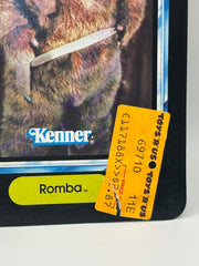 1984 Kenner Star Wars Romba action figure with collector coin.