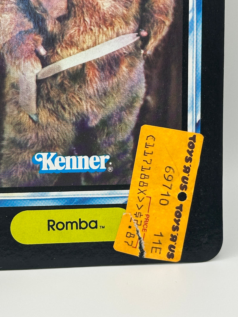 1984 Kenner Star Wars Romba action figure with collector coin.
