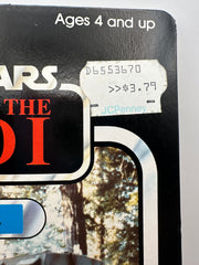 1984 Kenner AT-ST Driver Return of the Jedi 77 Back factory sealed action figure with Anakin Skywalker offer and JCPenney price sticker