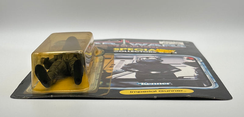 1984 Kenner Star Wars POTF Imperial Gunner MOC with collector coin on 92-back Power of the Force card