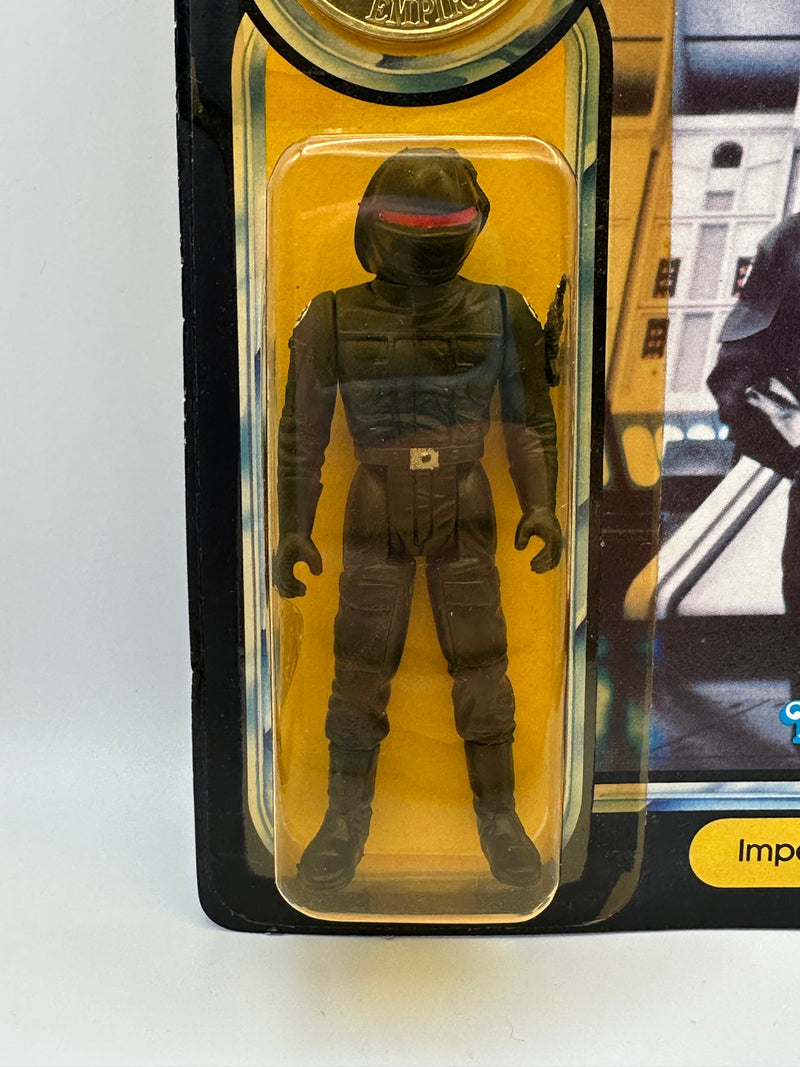 1984 Kenner Star Wars POTF Imperial Gunner MOC with collector coin on 92-back Power of the Force card