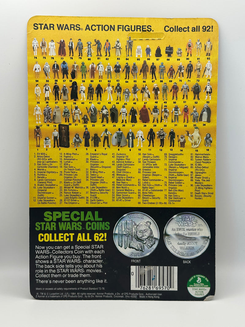 1984 Kenner Star Wars Romba Action Figure POTF with Collector Coin – Carded