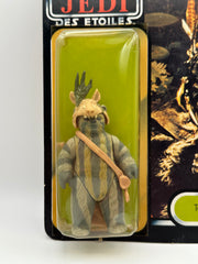 1983 Kenner Star Wars Teebo tri logo MOC sealed vintage action figure Return of the Jedi Ewok
