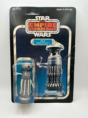 vintage 1980 kenner star wars fx7 medical droid esb 31 back moc cracked bubble sealed edges creasing veining